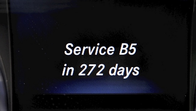 Mercedes Service B5 in days