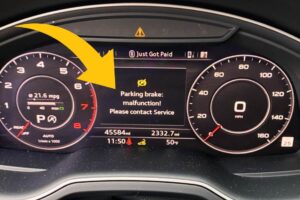 Audi Parkbremse Storung