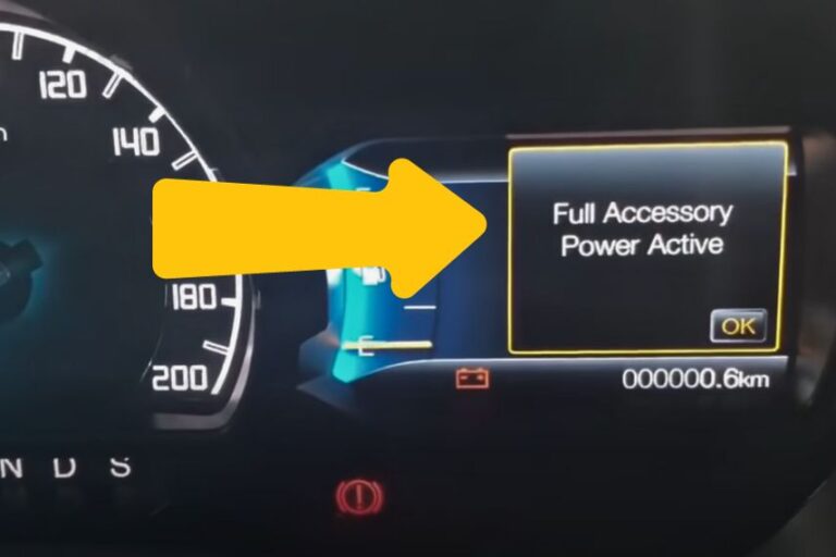 Ford "Full Accessory Power Active" Car Won't Start Fixed 99