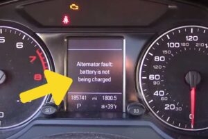 alternator fault battery is not being charged