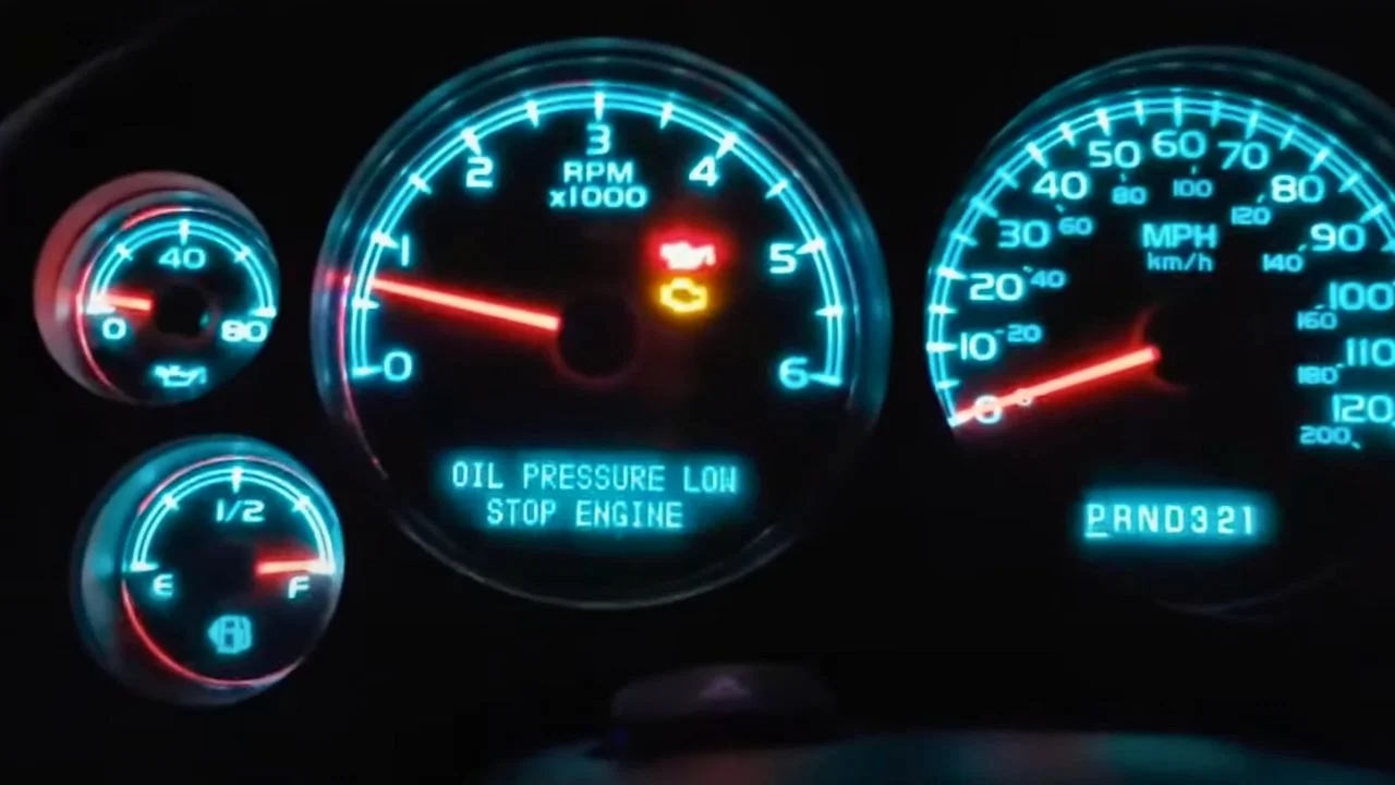 Oil Pressure Low Stop Engine